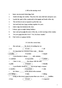 2 circle the correct item. Fill in the missing Word ответы 8 класс. Контрольная работа 2 вариант по английскому fill in. Test 7 6 класс английский ответы fill in the correct Word. Fill in the missing Word Test 8.