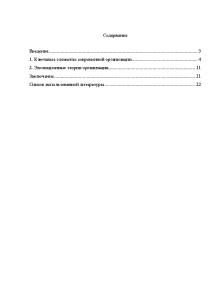 Реферат: Динамические организациии