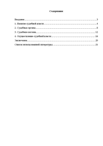 Контрольная работа: Судебная власть в зарубежных странах