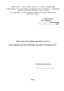 Дипломная — Цех по производству железобетонных изделий в г.Зеленодольск РТ — 1