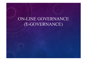 Презентация — Online governance — 1