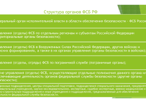 Контрольная работа по теме Федеральная Служба Безопасности 