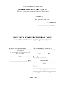 Дипломная — Страховые пенсии по старости: проблемы и решения — 1