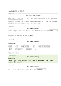 Тестовые вопросы — Тест по английскому языку Module 3 Test 