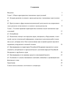 Контрольная работа по теме Преступления в сфере таможенного дела 