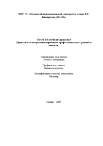 Отчёт по практике — Отчет по учебной практике на примере Мамадышской центральной районной больницы — 1