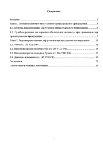 Курсовая работа: Меры уголовно-процессуального принуждения